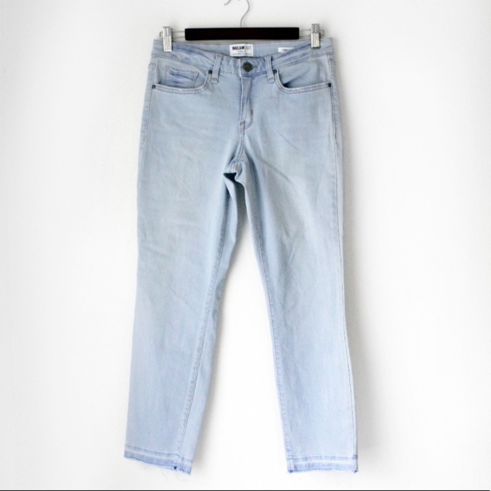 William Rast skinny ankle crop jeans